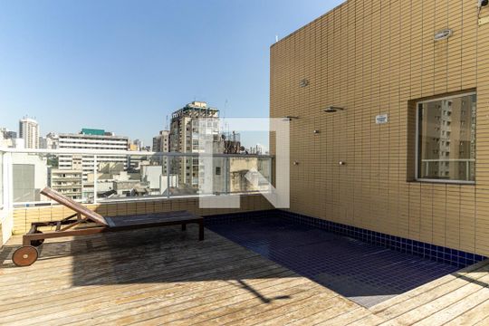 Solário de kitnet/studio à venda com 1 quarto, 21m² em Vila Buarque, São Paulo