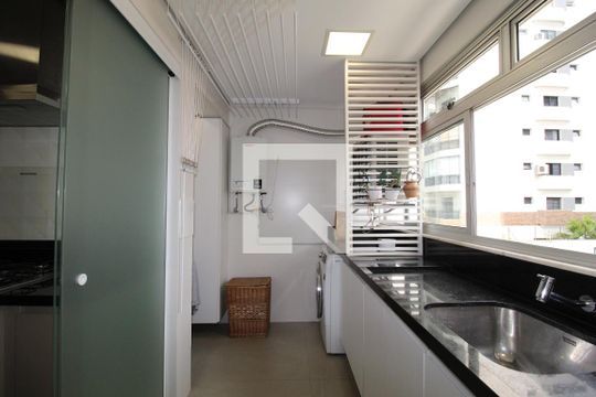 Área de Serviço de apartamento para alugar com 2 quartos, 92m² em Chácara Santo Antônio (zona Sul, São Paulo