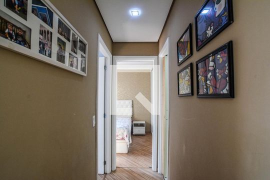 Corredor de apartamento à venda com 2 quartos, 50m² em Vila Metalúrgica, Santo André