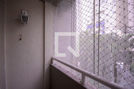 Varanda da Sala de apartamento para alugar com 2 quartos, 63m² em Vila Gumercindo, São Paulo