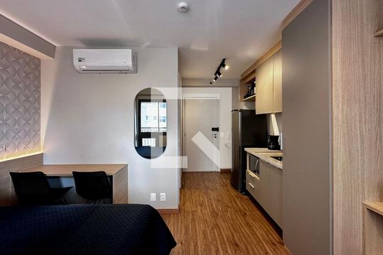 Studio de kitnet/studio para alugar com 0 quarto, 25m² em Santo Amaro, São Paulo