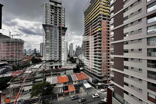 Vista de kitnet/studio à venda com 0 quarto, 25m² em Santo Amaro, São Paulo