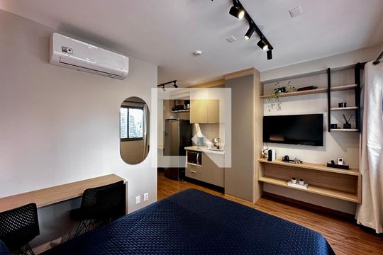 Studio de kitnet/studio para alugar com 0 quarto, 25m² em Santo Amaro, São Paulo