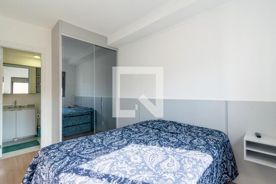 Suíte de apartamento para alugar com 1 quarto, 29m² em Jardim Prudência, São Paulo