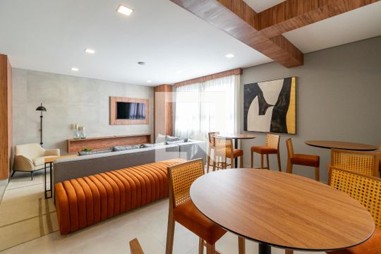 Área comum - Salão de festas de apartamento para alugar com 1 quarto, 29m² em Jardim Prudência, São Paulo