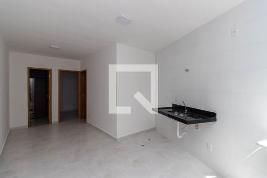 Sala/Cozinha de apartamento para alugar com 1 quarto, 35m² em Vila Germinal, São Paulo