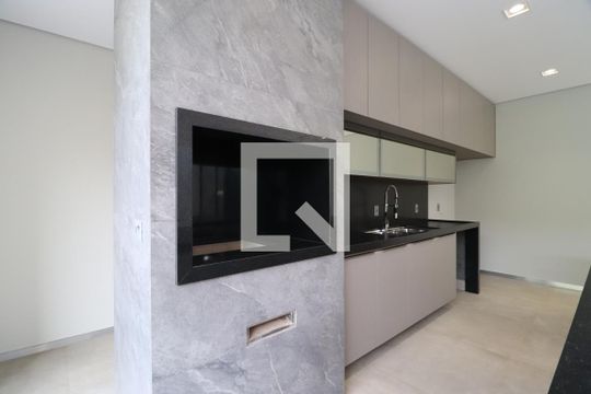 Varanda gourmet de casa de condomínio para alugar com 5 quartos, 500m² em Jardim Sul, Uberlândia