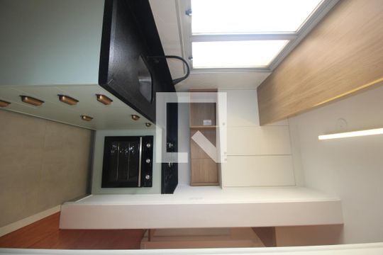 Cozinha e Área de Serviço de apartamento para alugar com 1 quarto, 46m² em Vila Jequitibas, Campinas