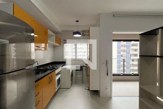 Cozinha de kitnet/studio à venda com 1 quarto, 38m² em Vila Mariana, São Paulo