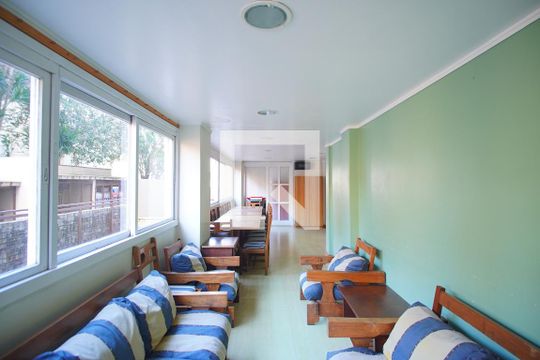 Área Comum - Salão de Festas de apartamento à venda com 3 quartos, 112m² em Auxiliadora, Porto Alegre