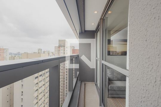 Varanda de apartamento para alugar com 1 quarto, 35m² em Jardim Paulista, São Paulo