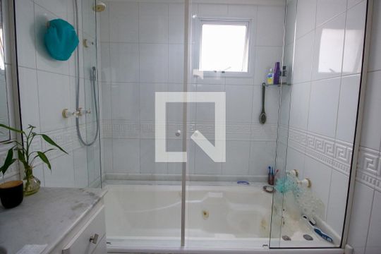 Banheiro da Suíte 3 de apartamento à venda com 4 quartos, 173m² em Morumbi, São Paulo