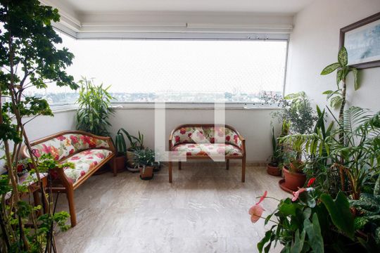 Varanda da Sala de apartamento à venda com 4 quartos, 173m² em Morumbi, São Paulo