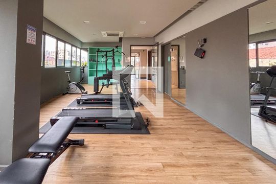 Área comum - Academia de apartamento para alugar com 1 quarto, 38m² em Pinheiros, São Paulo