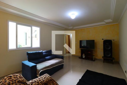 Sala de apartamento à venda com 3 quartos, 102m² em Vila Metalúrgica, Santo André