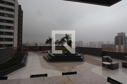 Área comum - Rooftop de apartamento para alugar com 1 quarto, 26m² em Vila Olímpia, São Paulo