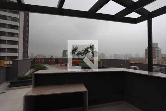Área comum - Rooftop de apartamento para alugar com 1 quarto, 26m² em Vila Olímpia, São Paulo