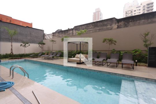 Área comum - Piscina de apartamento para alugar com 1 quarto, 26m² em Vila Olímpia, São Paulo