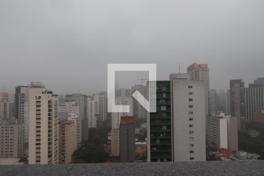 Vista do Rooftop de apartamento para alugar com 1 quarto, 26m² em Vila Olímpia, São Paulo