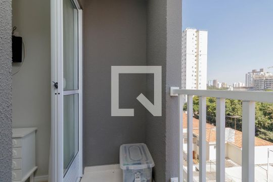 Varanda do Quarto de apartamento para alugar com 1 quarto, 31m² em Vila Santa Clara, São Paulo