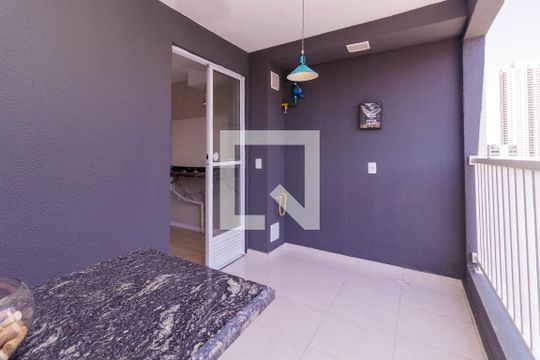 Varanda da Sala de apartamento para alugar com 1 quarto, 31m² em Vila Santa Clara, São Paulo