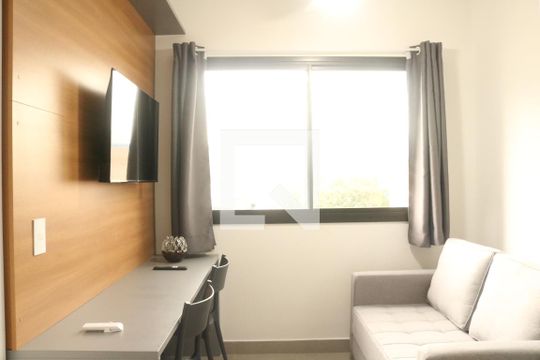 Sala e Cozinha Integrada de apartamento para alugar com 1 quarto, 30m² em Pompeia, São Paulo