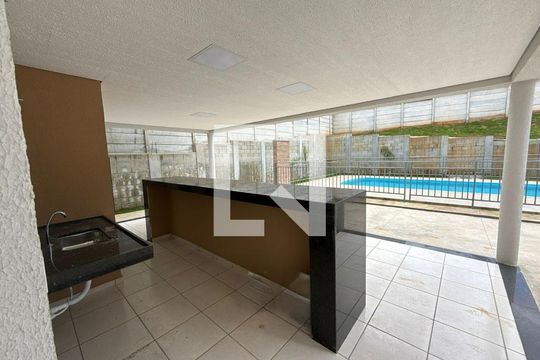 Área Externa de apartamento à venda com 2 quartos, 45m² em Chácara Contagem, Contagem