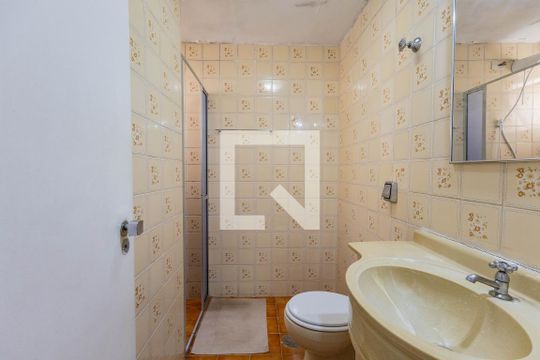 Banheiro Social de apartamento à venda com 2 quartos, 60m² em Brooklin, São Paulo