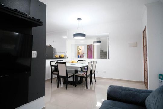 Sala de casa de condomínio à venda com 3 quartos, 137m² em Cidade Patriarca, São Paulo