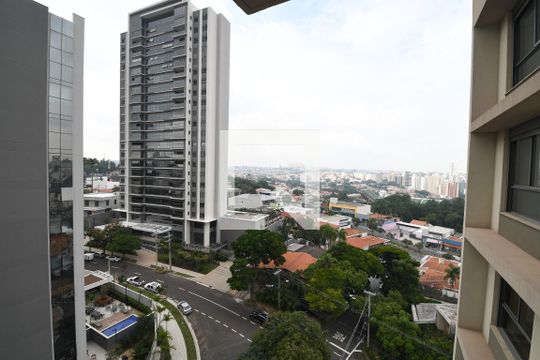 Sala - Vista de apartamento à venda com 3 quartos, 171m² em Nova Campinas, Campinas