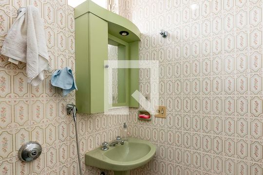 Banheiro da Suíte de apartamento à venda com 3 quartos, 85m² em Jardim America, Belo Horizonte