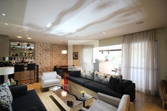 Sala de apartamento à venda com 5 quartos, 242m² em Nova Petrópolis, São Bernardo do Campo