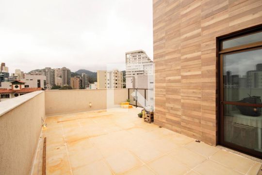 Terraço de apartamento à venda com 3 quartos, 160m² em Serra, Belo Horizonte