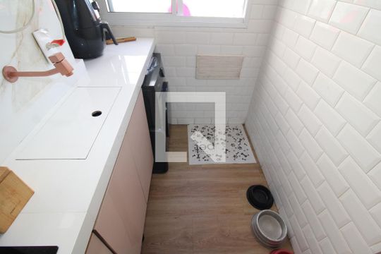 Sala/Cozinha de apartamento à venda com 2 quartos, 42m² em Jardim Santa Cruz, São Paulo