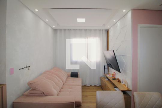 Sala/Cozinha de apartamento à venda com 2 quartos, 42m² em Jardim Santa Cruz, São Paulo