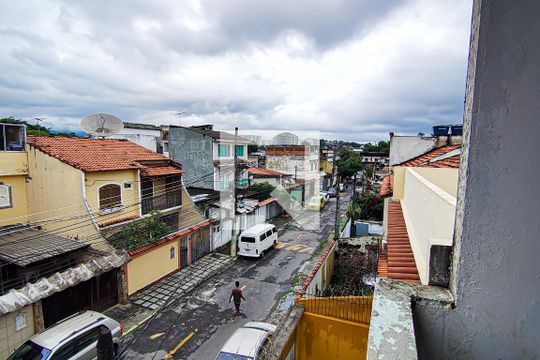 Vista do Terraço de casa à venda com 3 quartos, 195m² em Taquara, Rio de Janeiro