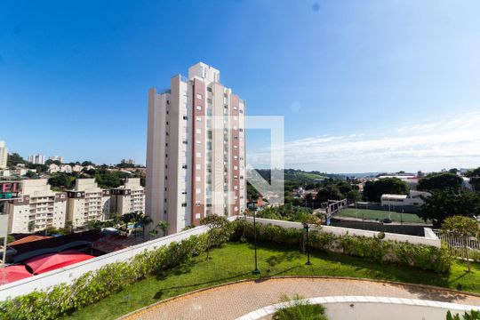 Vista da Suíte de apartamento à venda com 2 quartos, 90m² em Fazenda Santa Cândida, Campinas