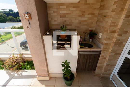 Sacada Sala de Jantar de apartamento à venda com 2 quartos, 90m² em Fazenda Santa Cândida, Campinas