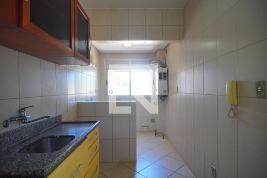 Cozinha de apartamento à venda com 2 quartos, 83m² em Vila Nova, Novo Hamburgo