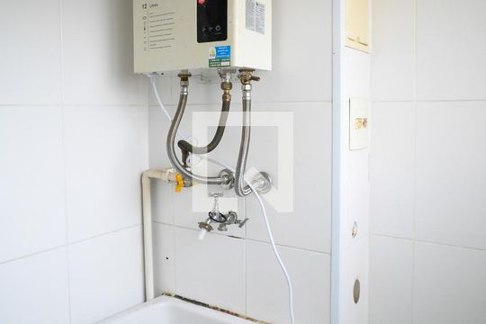 Área de Serviço de apartamento à venda com 2 quartos, 47m² em Vila Caraguata, São Paulo