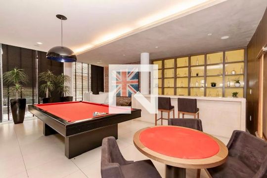 Área comum de apartamento à venda com 1 quarto, 48m² em Vila Gertrudes, São Paulo