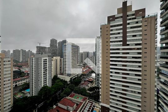 Vista de apartamento à venda com 1 quarto, 48m² em Vila Gertrudes, São Paulo