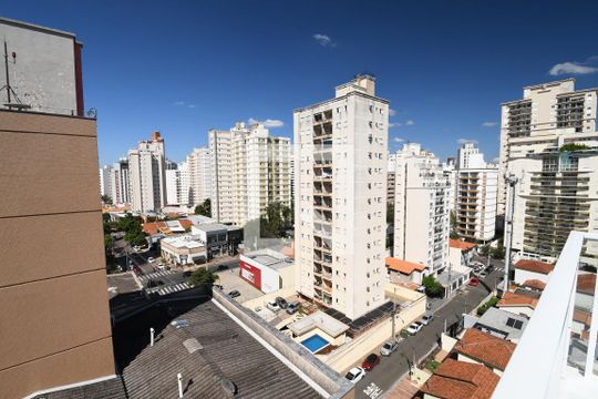 Vista da Área comum de apartamento à venda com 1 quarto, 50m² em Cambuí, Campinas