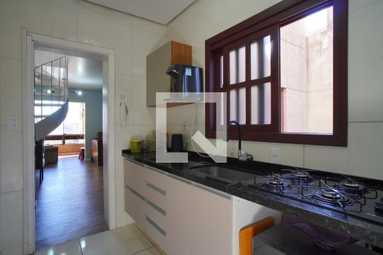 Cozinha de apartamento à venda com 3 quartos, 125m² em Cristo Redentor, Porto Alegre