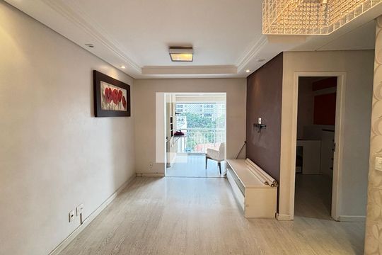 Sala - Sala de Jantar de apartamento para alugar com 3 quartos, 78m² em Campestre, Santo André