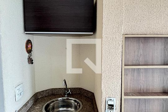 Sala - Sala de Jantar Varanda de apartamento para alugar com 3 quartos, 78m² em Campestre, Santo André