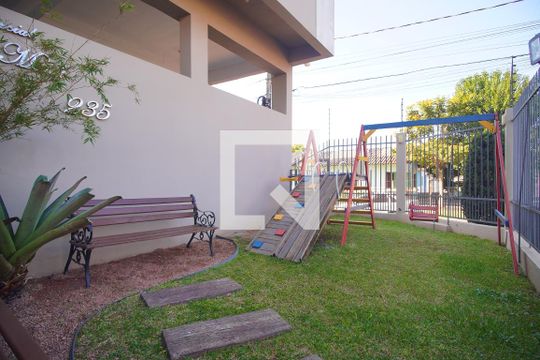 Área comum - Playground de apartamento para alugar com 1 quarto, 60m² em Mauá, Novo Hamburgo