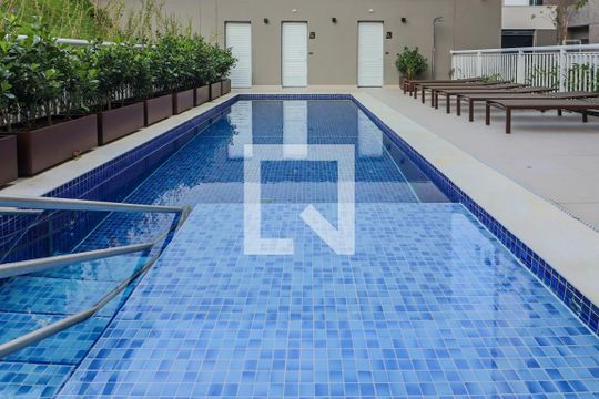 Área comum - Piscina de apartamento para alugar com 1 quarto, 25m² em Vila Lageado, São Paulo