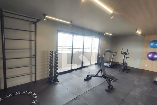 Área comum - Academia de apartamento para alugar com 1 quarto, 45m² em Saraiva, Uberlândia