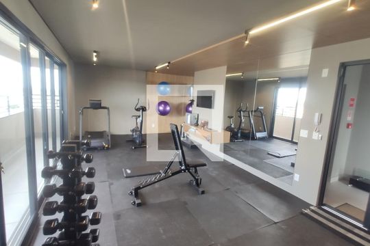 Área comum - Academia de apartamento para alugar com 1 quarto, 45m² em Saraiva, Uberlândia